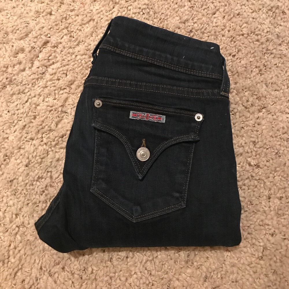 Hudson Ginny Crop Straight With Cuff Size 26