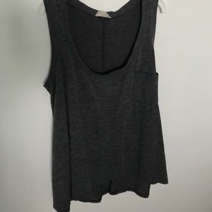 Tobi flowy grey tank