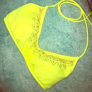 V.S bathing suite. Neon yellow