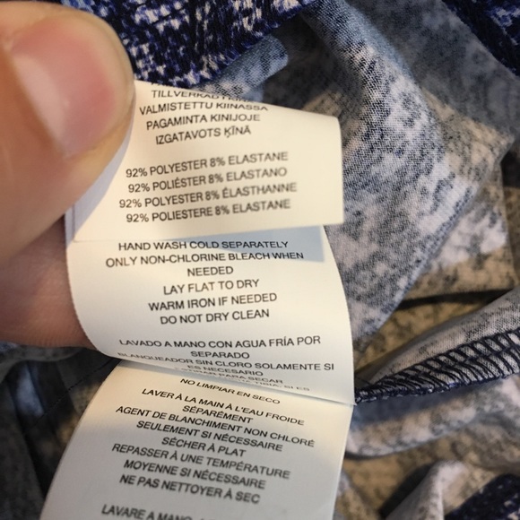 NWT Michael KORS Red, White & Blue Tank Blouse - Picture 7 of 7