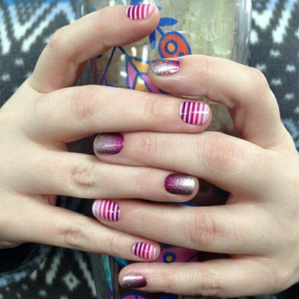 Retired Venus on clear Jamberry wrap