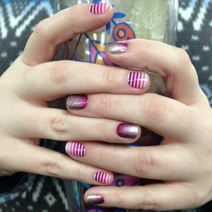 Retired Venus on clear Jamberry wrap