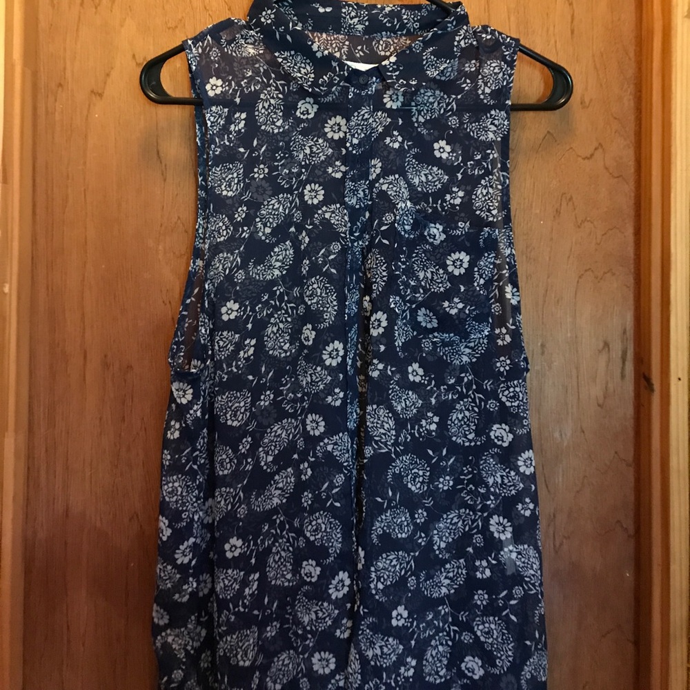 Abercrombie button down tank
