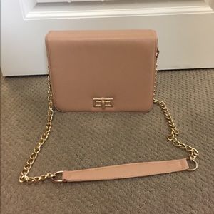Nude crossbody bag
