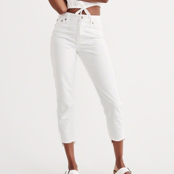 Abercrombie & Fitch Denim - HIGH-RISE GIRLFRIEND JEANS