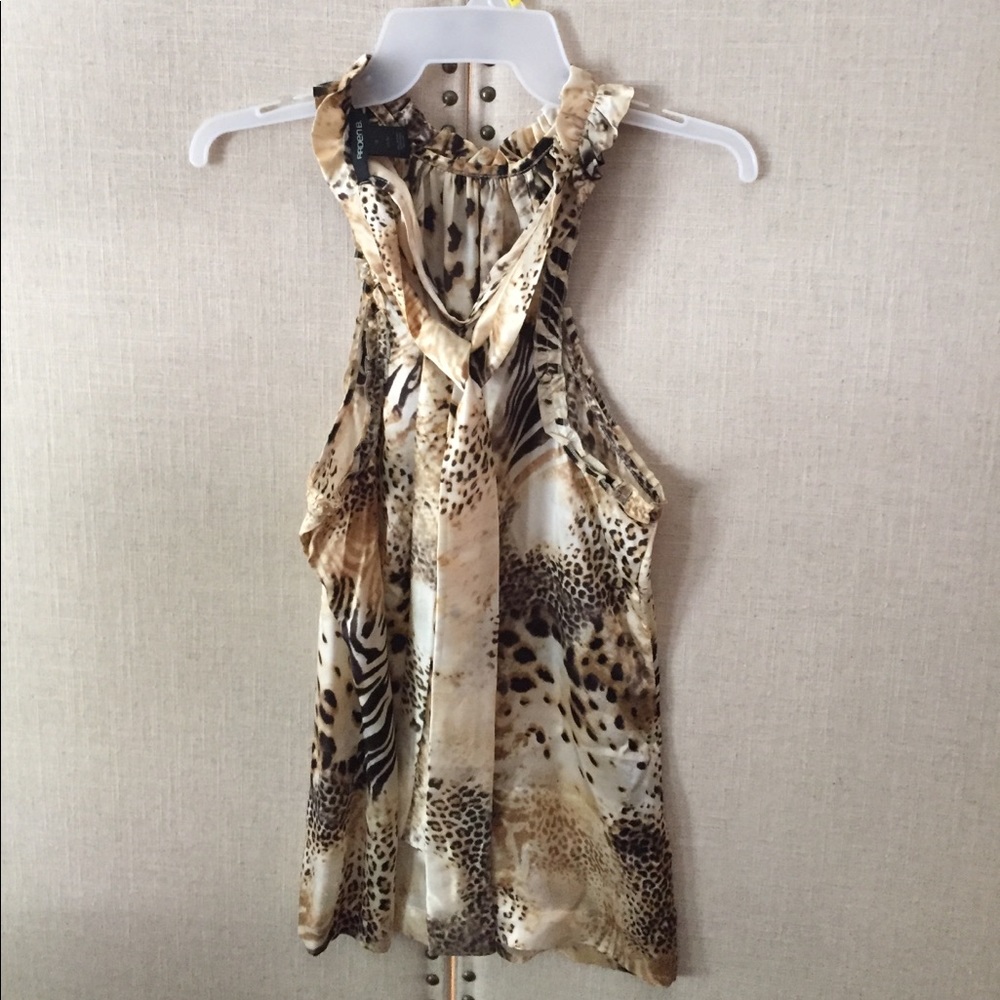 Arden B. Leopard top