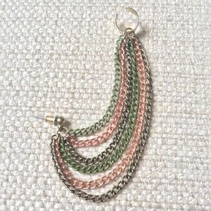 Camo colored earring cuff