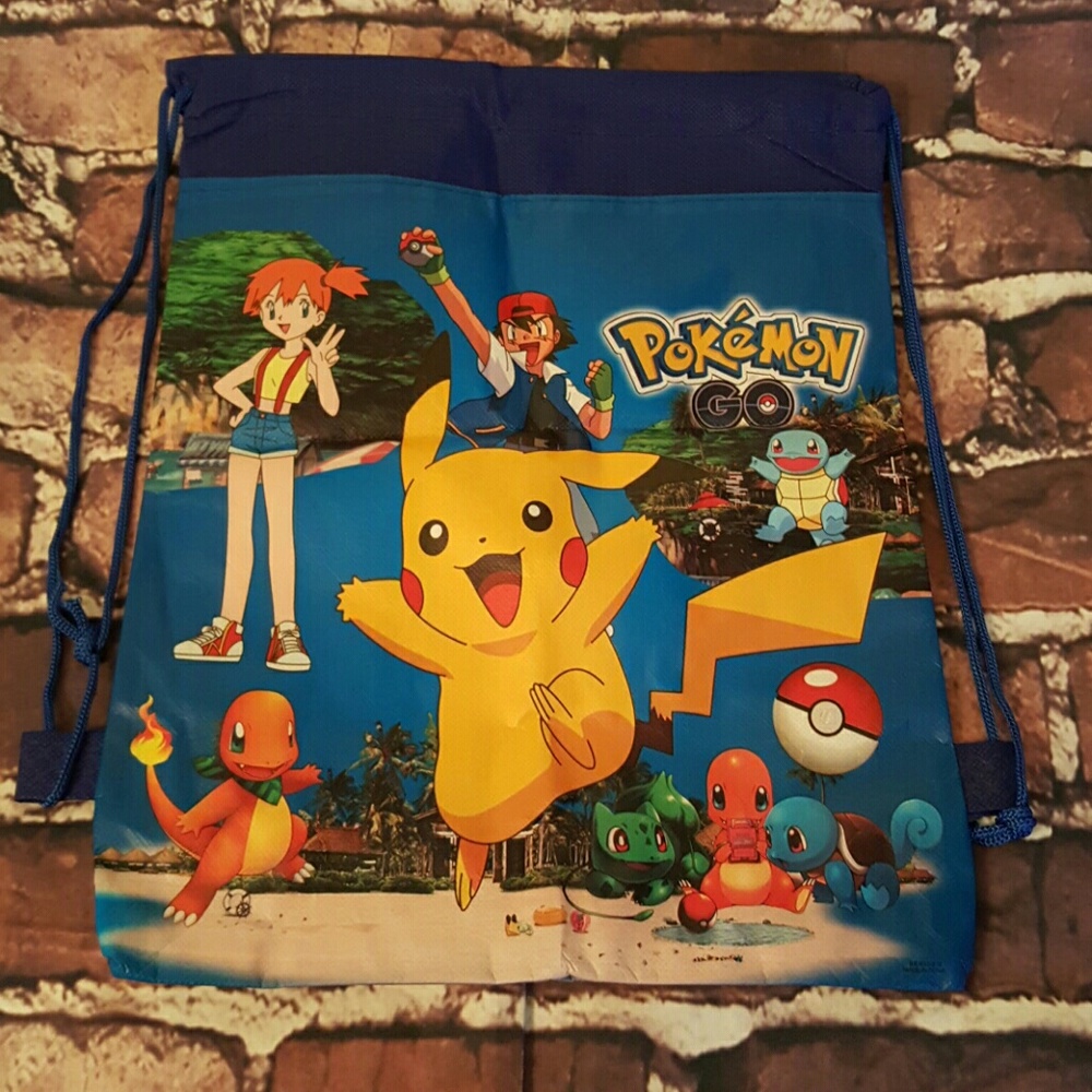 Blue Pokémon backpack