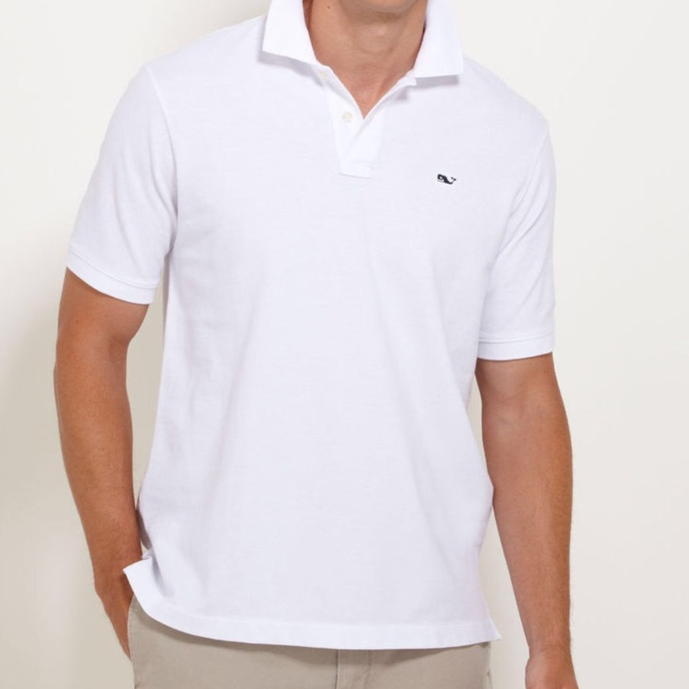 Vineyard Vines | Men's White Polo TShirt