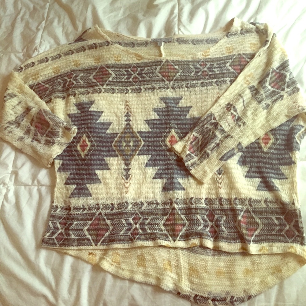 Aztec Print Top
