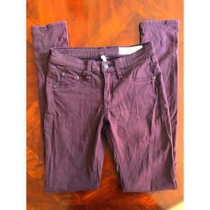 Rag & Bone Marsala skinny Legging