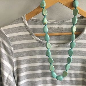 Motherhood Striped 3/4 Long Sleeve