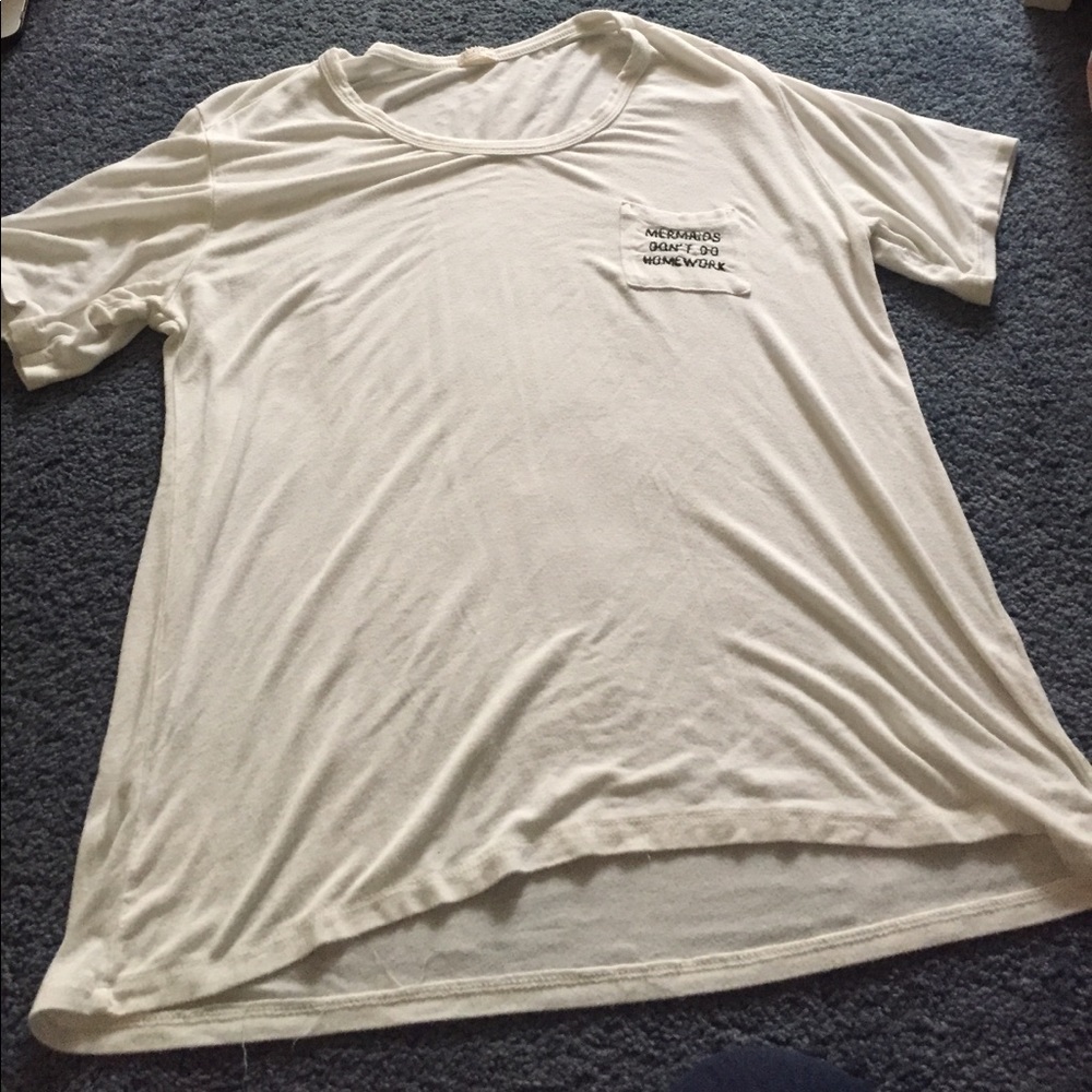 John Galt Mermaids Don't Do Homework Pocket Tee