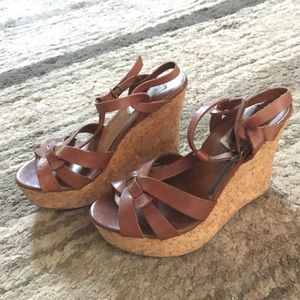 Brown Steve Madden wedges