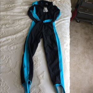 SBART Small Diving Scuba Wetsuit Black Blue NWT
