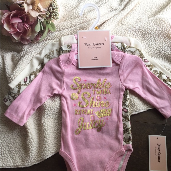 Juicy Couture Other - NWT Juicy Couture 3 piece bodysuit
