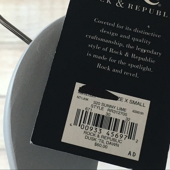 Rock & Republic Women's Green Hi-Low Sweater Sz XS - Picture 5 of 5