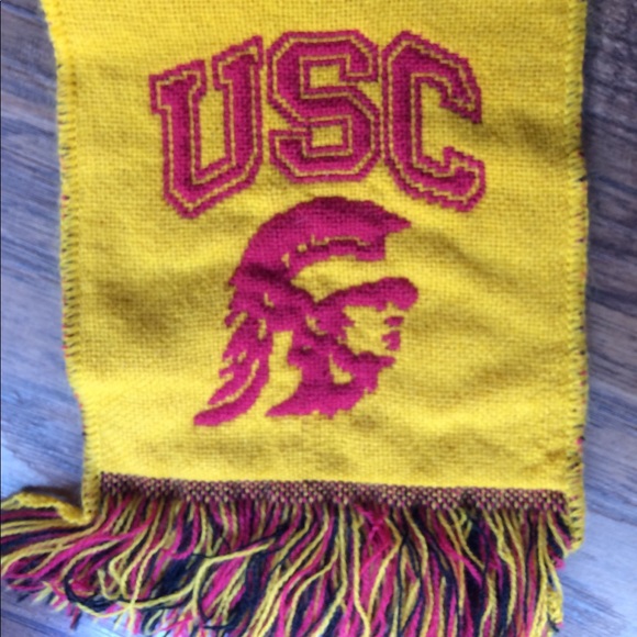 USC Fight On Scarf Red orange black go USC👍 - Picture 1 of 5