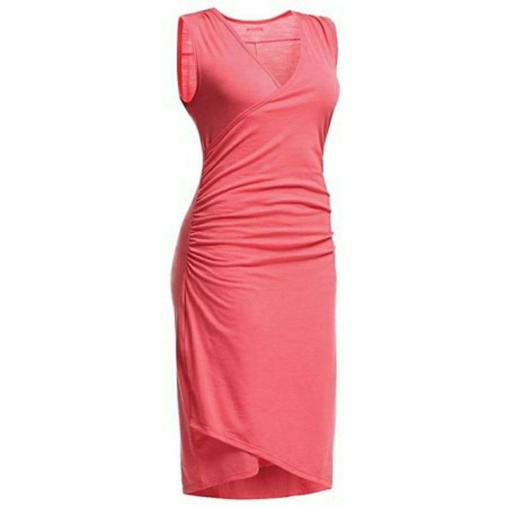 Icebreaker Merino Aria Tank Dress NWT  Grapefruit