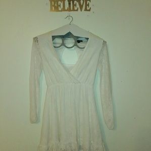 White lace Dress