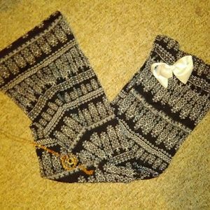 Wide LEG Print PANTS