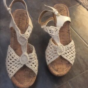 Cream colored Wedges