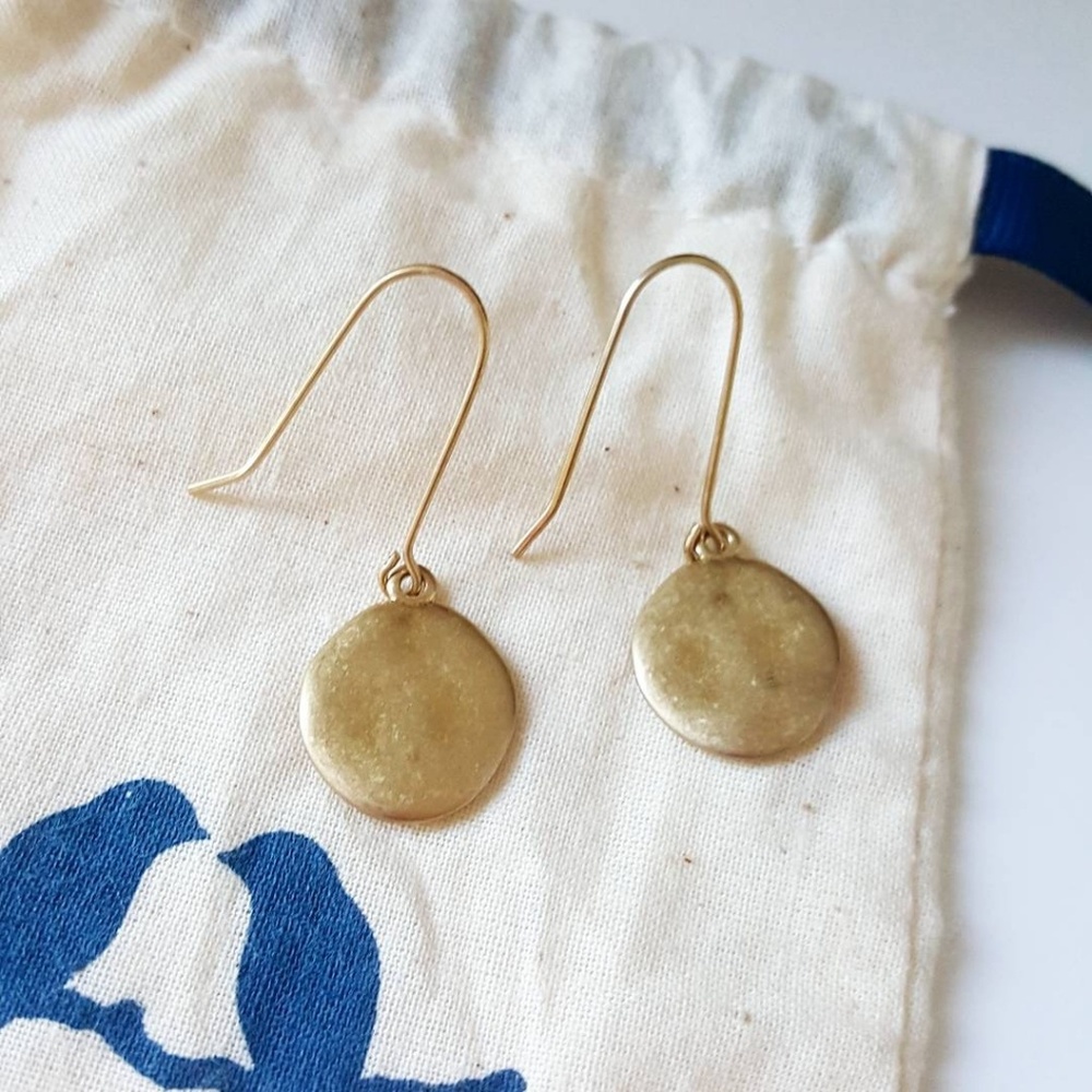 C +I Paillette Single Drop Earring