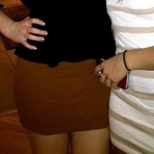 Forever 21 patterned pencil skirt