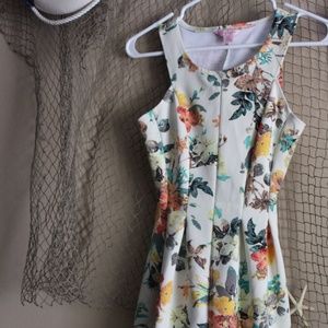 Candies XS Vintage Pattern Floral Dress