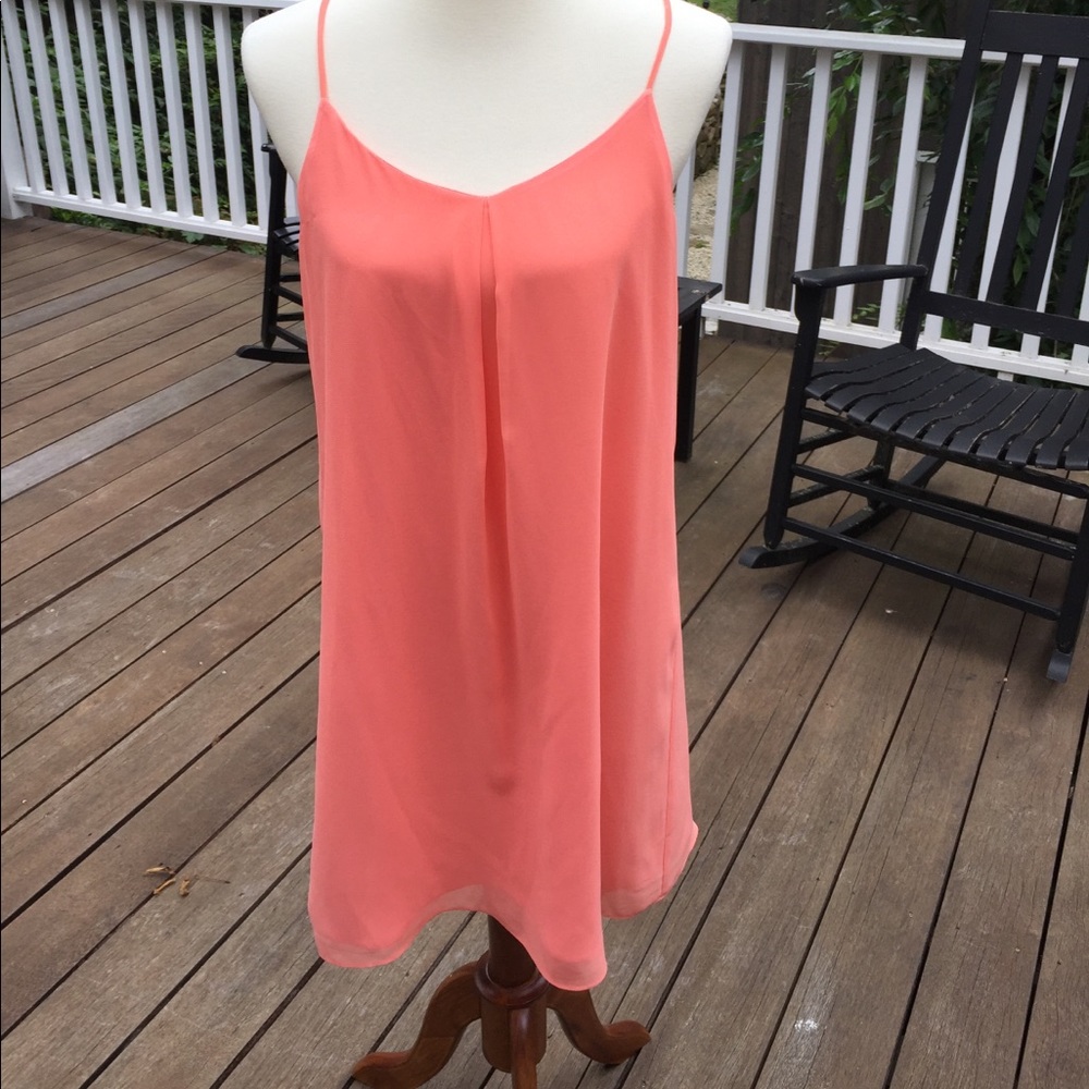 Peach/orange summer dress