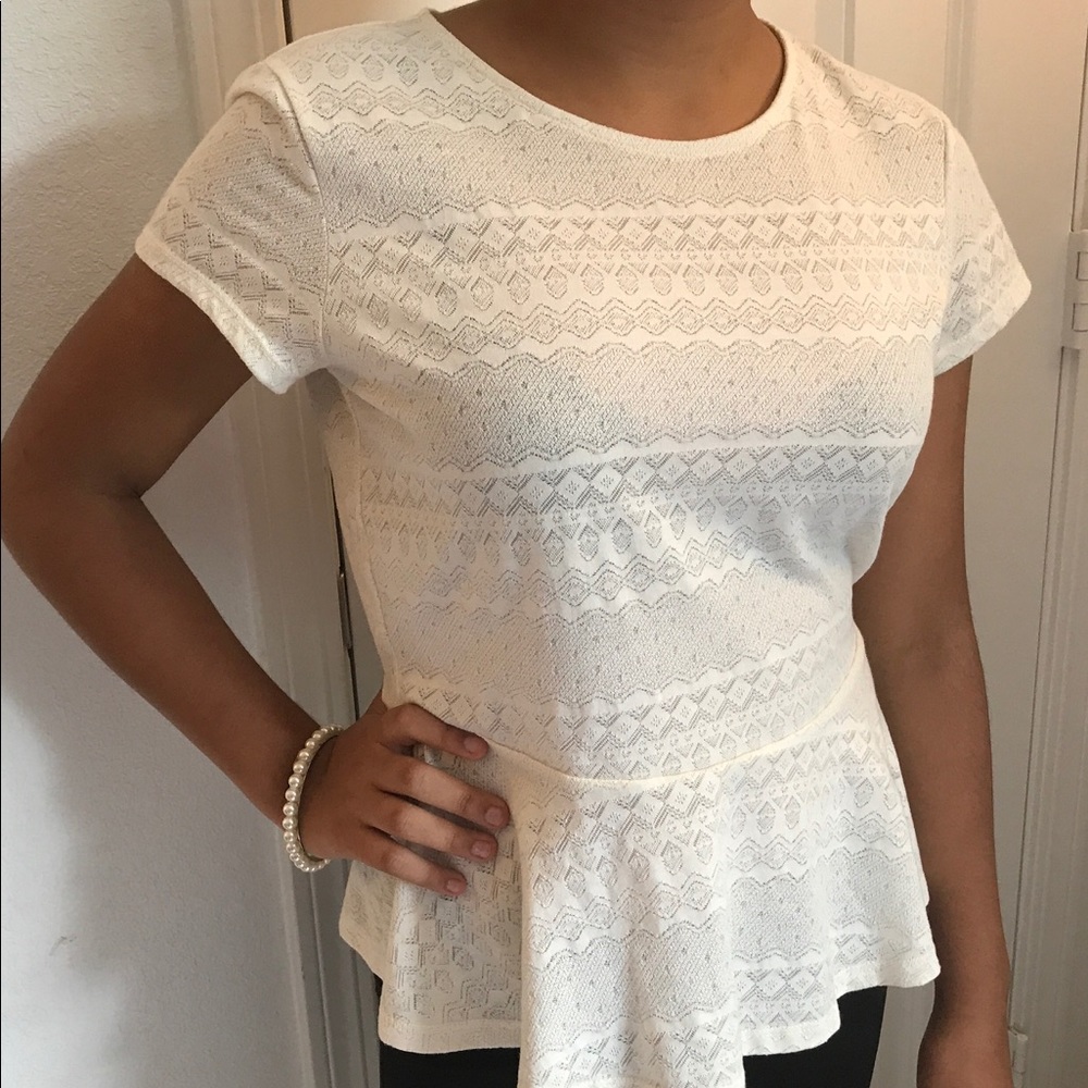 Chloe K Peplum Top