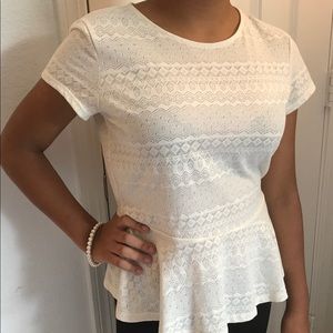Chloe K Peplum Top
