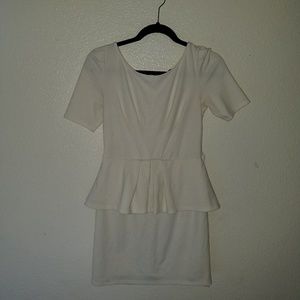 Foreign Exchange all white dress