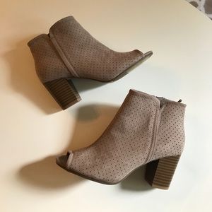 Old Navy Peep Toe Booties
