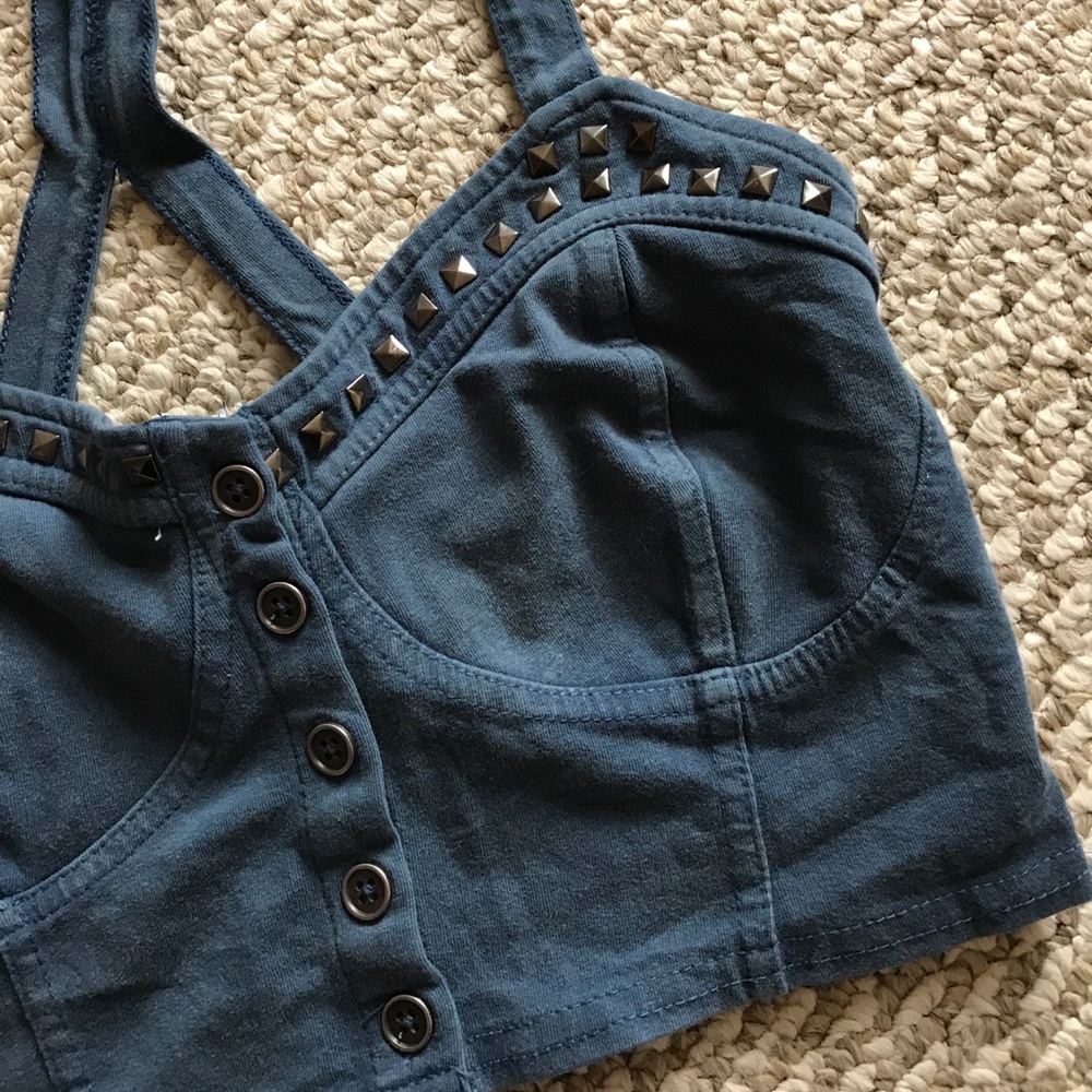 BUSTIER WITH STUDS