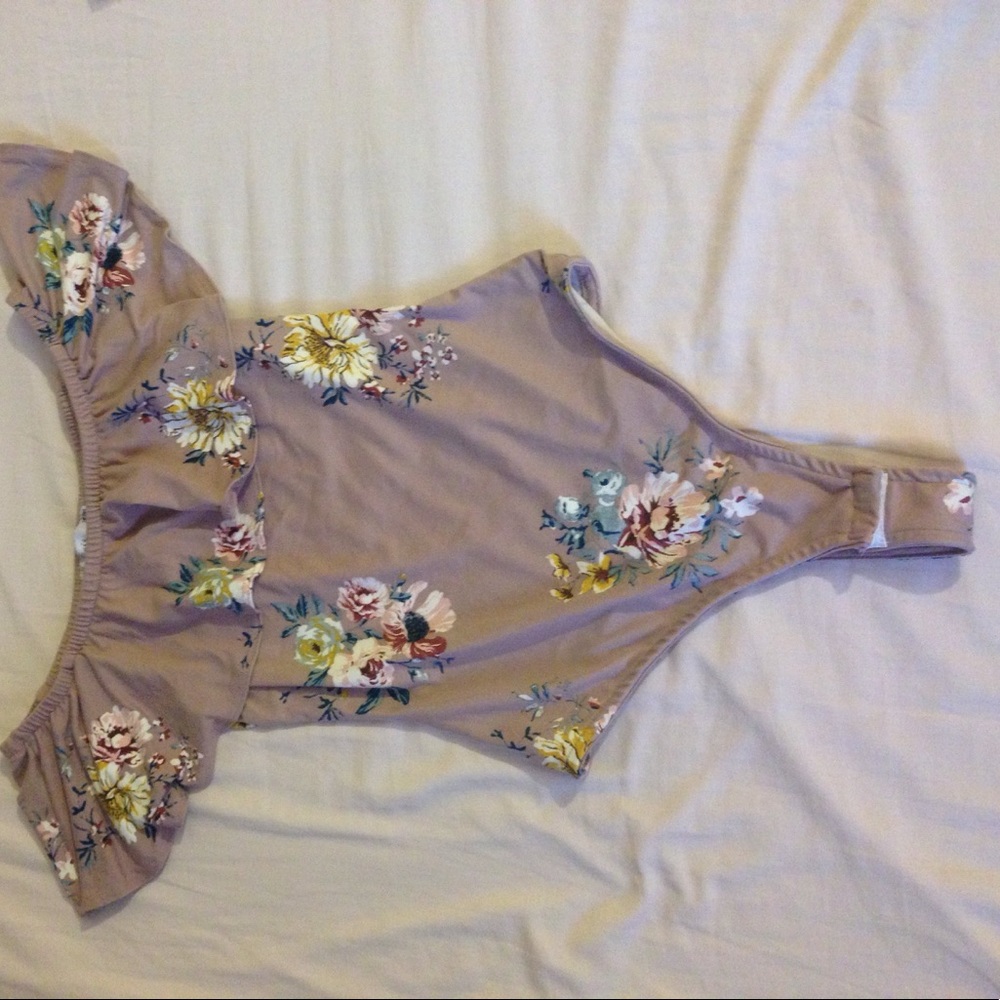 Flowers bodysuit