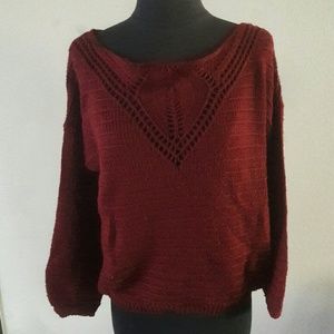 Burgandy Sweater