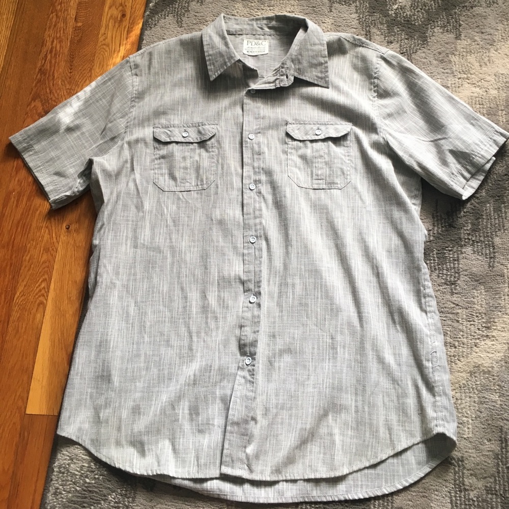 Men's PD&C Button Down Short Sleeve.