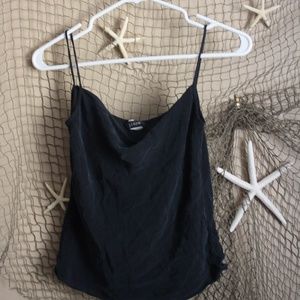 Jcrew Silk divet cami in Dark Navy