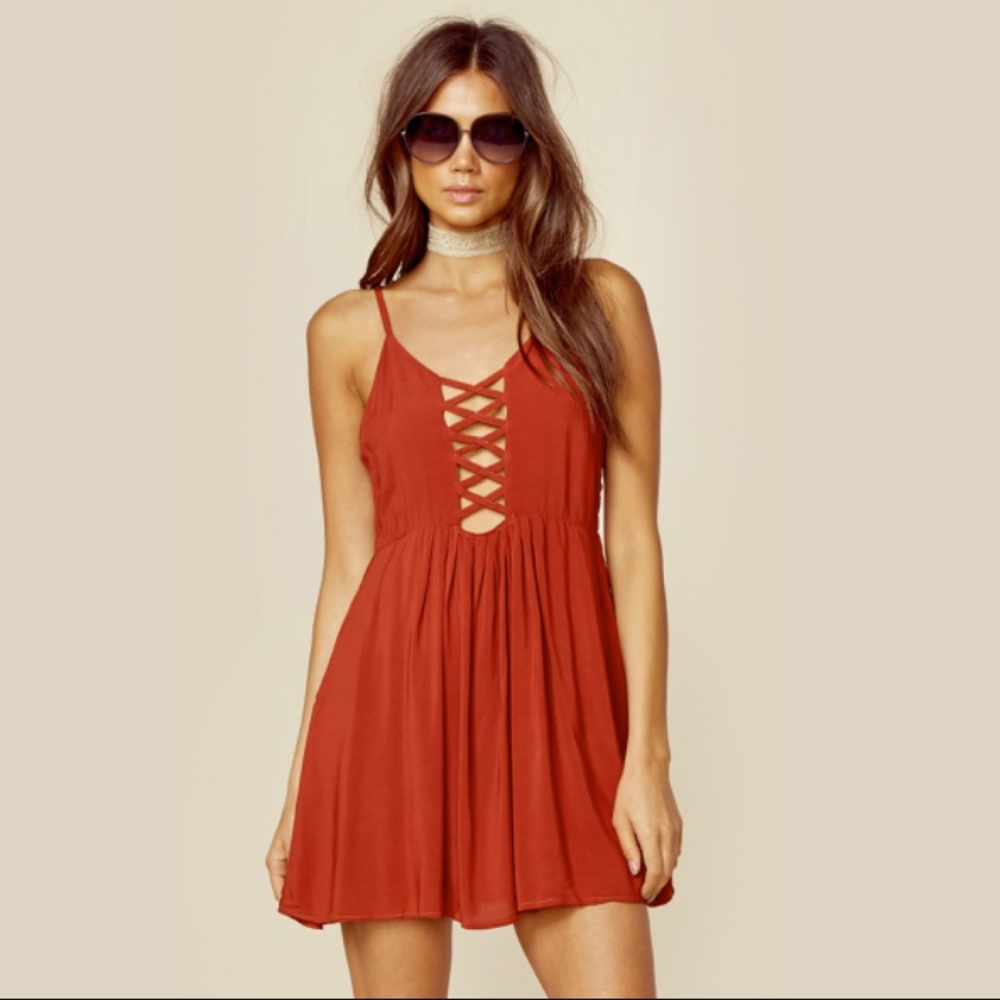 Good Fortune Dress in Cayenne