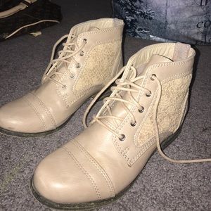 Beige booties from call it spring