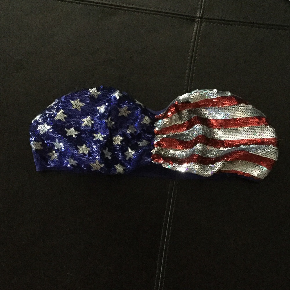 Victoria's Secret American Flag bandeau