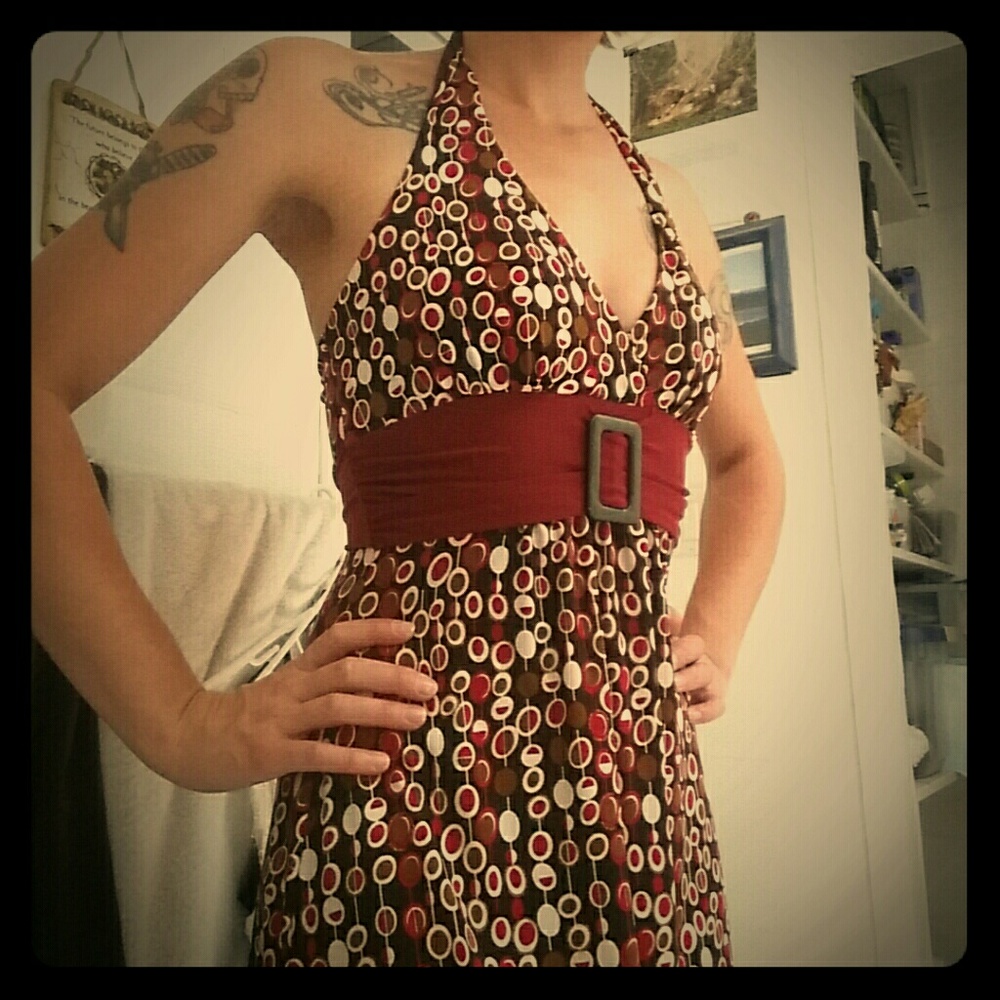 CUTEST halter dress!
