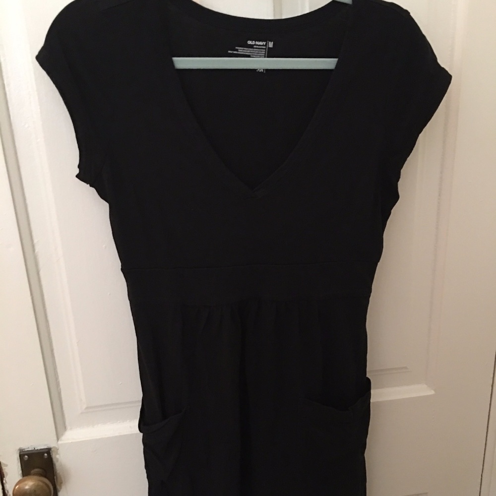 Black Old Navy Dress with Pockets Sz M