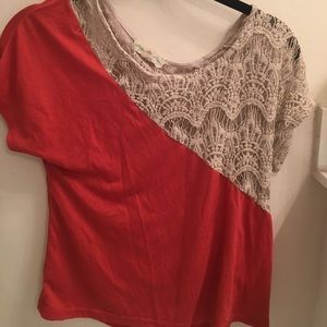 Half crochet T-shirt from Anthropologie