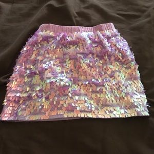 Crewcuts size 4/5 fringe shimmer skirt