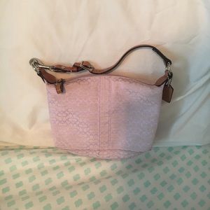 Lavender Coach purse