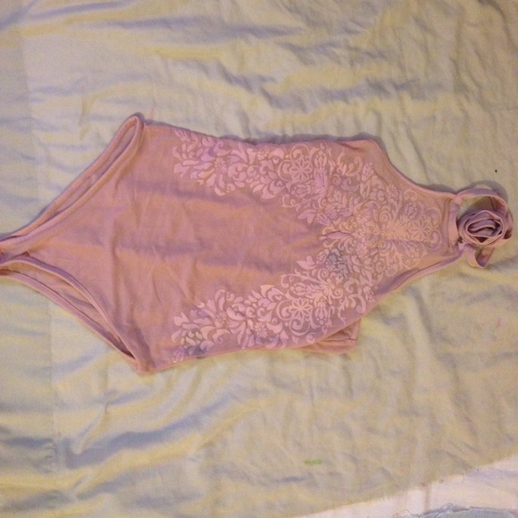 Pink transparent body suit - Picture 2 of 2