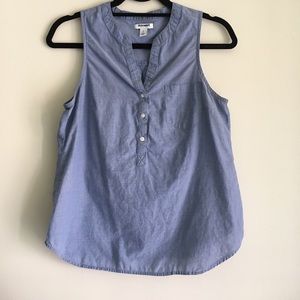 Old Navy soft chambray tank top