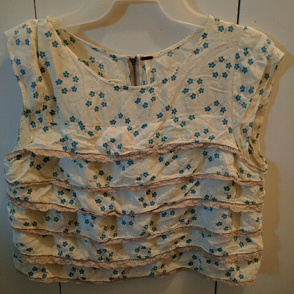 Free people ruffle top
